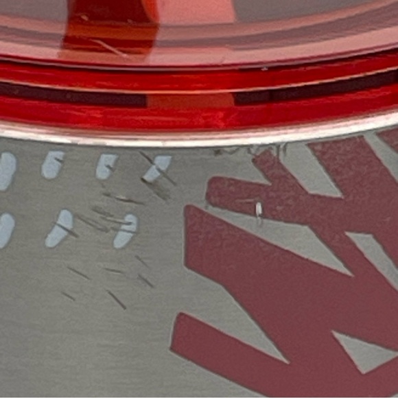 Starbucks Holiday 2021 Stainless Steel Tumbler 24oz Red & Silver With Straw - Picture 7 of 13